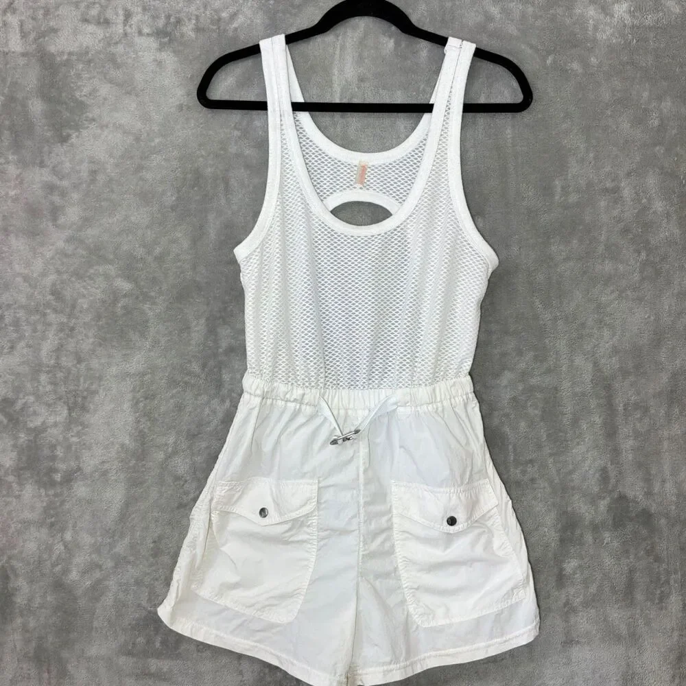 Free People Movement Pacific Coast Hike One Piece Romper Women's Size XS White